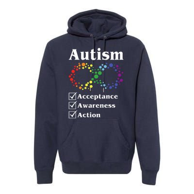 Autism Acceptance Awareness Action Premium Hoodie