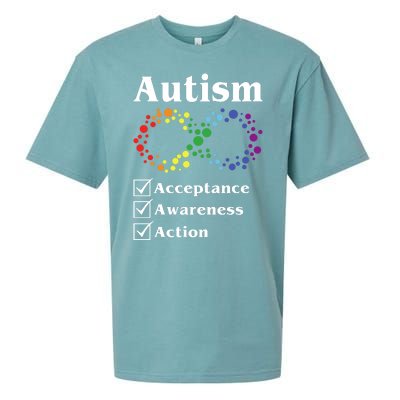 Autism Acceptance Awareness Action Sueded Cloud Jersey T-Shirt