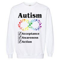 Autism Acceptance Awareness Action Garment-Dyed Sweatshirt