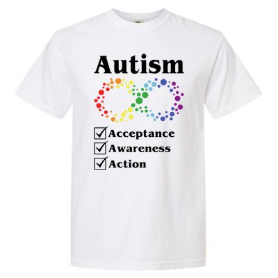 Autism Acceptance Awareness Action Garment-Dyed Heavyweight T-Shirt