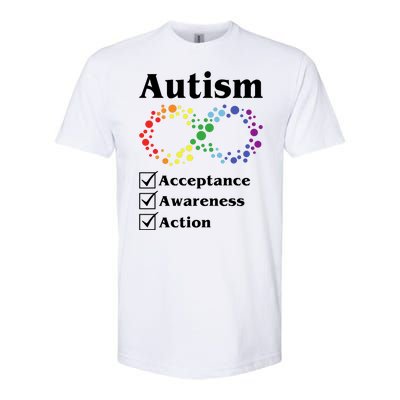 Autism Acceptance Awareness Action Softstyle CVC T-Shirt