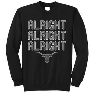 Alright, Alright, Alright Texas Bull Texas Pride State USA Sweatshirt