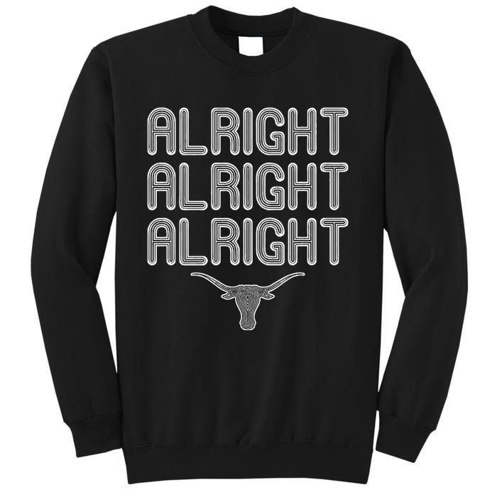 Alright, Alright, Alright Texas Bull Texas Pride State USA Sweatshirt