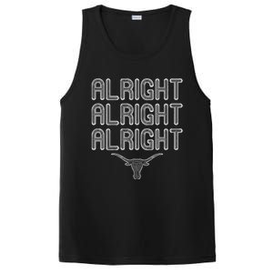 Alright, Alright, Alright Texas Bull Texas Pride State USA PosiCharge Competitor Tank