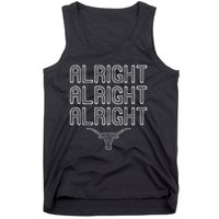 Alright, Alright, Alright Texas Bull Texas Pride State USA Tank Top