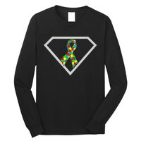 Autism Awareness Autism Superhero Long Sleeve Shirt