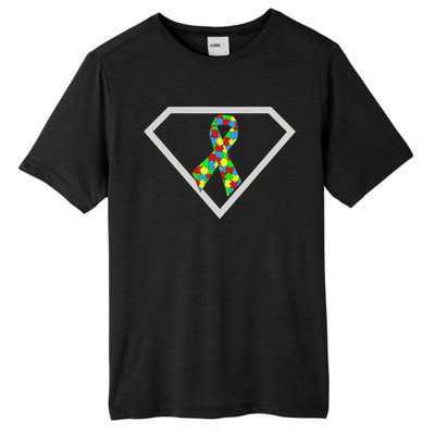 Autism Awareness Autism Superhero Tall Fusion ChromaSoft Performance T-Shirt