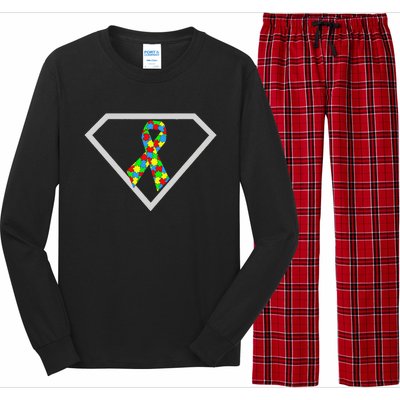 Autism Awareness Autism Superhero Long Sleeve Pajama Set