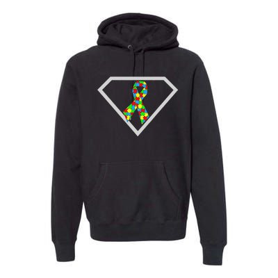 Autism Awareness Autism Superhero Premium Hoodie