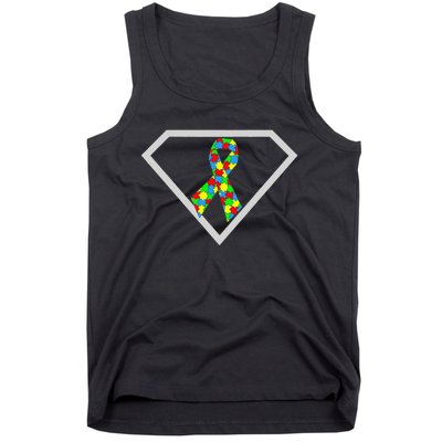 Autism Awareness Autism Superhero Tank Top