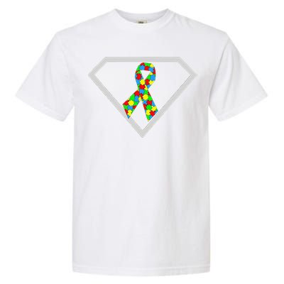 Autism Awareness Autism Superhero Garment-Dyed Heavyweight T-Shirt