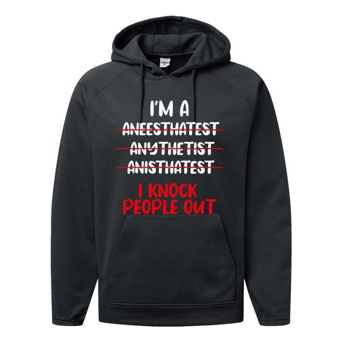 Anesthesiologist Anaesthetist Anaesthesiologist Anesthesia Performance Fleece Hoodie