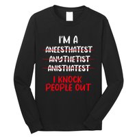 Anesthesiologist Anaesthetist Anaesthesiologist Anesthesia Long Sleeve Shirt