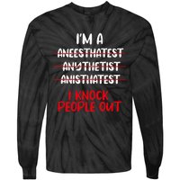 Anesthesiologist Anaesthetist Anaesthesiologist Anesthesia Tie-Dye Long Sleeve Shirt