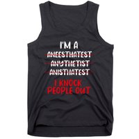 Anesthesiologist Anaesthetist Anaesthesiologist Anesthesia Tank Top