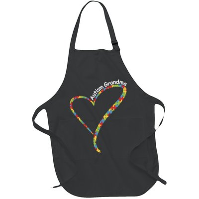 Autism Awareness Autism Grandma Heart Apron