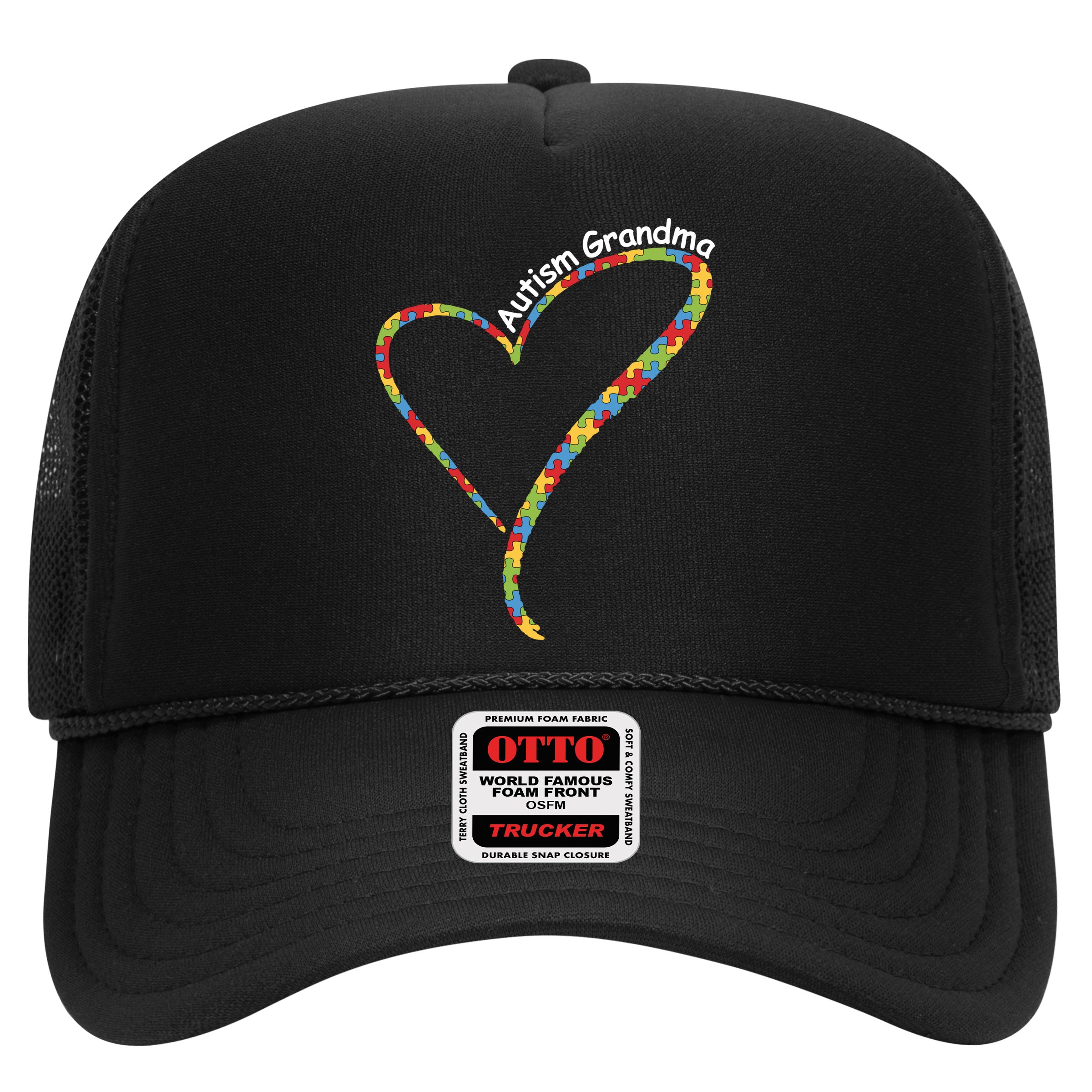 Autism Awareness Autism Grandma Heart Hat