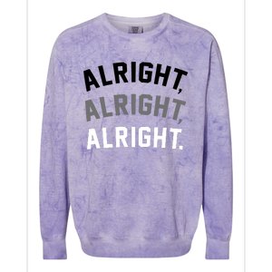 Alright Alright Alright Colorblast Crewneck Sweatshirt