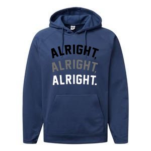 Alright Alright Alright Performance Fleece Hoodie