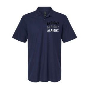 Alright Alright Alright Softstyle Adult Sport Polo