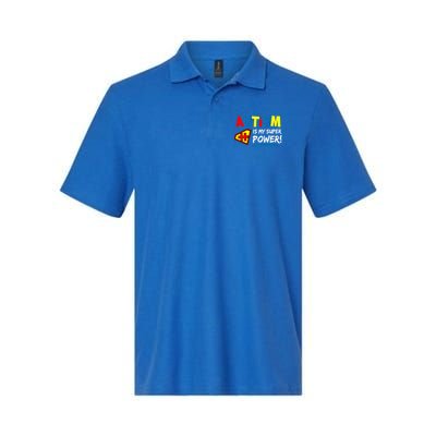 Autism Awareness Autism Is My Super Power Superhero Gift Softstyle Adult Sport Polo