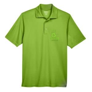 Autism Awareness Autistic Support Unique ASD Heart Gift Men's Origin Performance Pique Polo