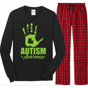 Autism Awareness Autistic Support Unique ASD Heart Gift Long Sleeve Pajama Set