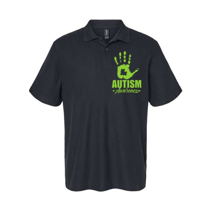 Autism Awareness Autistic Support Unique ASD Heart Gift Softstyle Adult Sport Polo