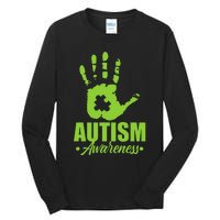 Autism Awareness Autistic Support Unique ASD Heart Gift Tall Long Sleeve T-Shirt