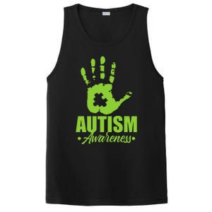 Autism Awareness Autistic Support Unique ASD Heart Gift PosiCharge Competitor Tank