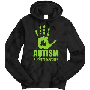 Autism Awareness Autistic Support Unique ASD Heart Gift Tie Dye Hoodie