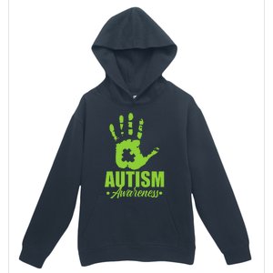 Autism Awareness Autistic Support Unique ASD Heart Gift Urban Pullover Hoodie