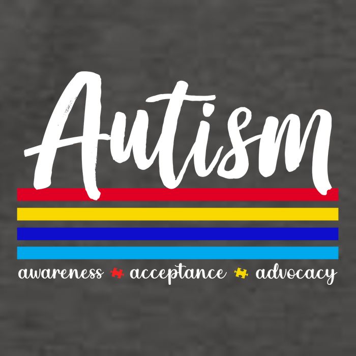 Autism Awareness Acceptance Advocacy Vector Backpack
