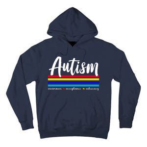 Autism Awareness Acceptance Advocacy Tall Hoodie