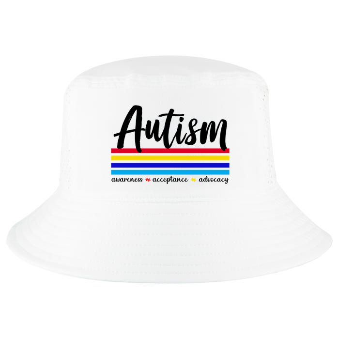 Autism Awareness Acceptance Advocacy Cool Comfort Performance Bucket Hat