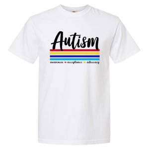 Autism Awareness Acceptance Advocacy Garment-Dyed Heavyweight T-Shirt