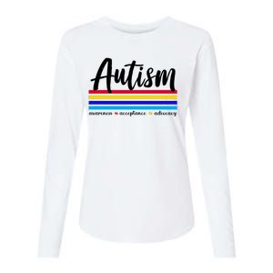 Autism Awareness Acceptance Advocacy Womens Cotton Relaxed Long Sleeve T-Shirt