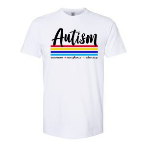 Autism Awareness Acceptance Advocacy Softstyle CVC T-Shirt