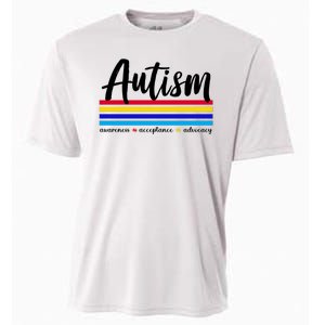 Autism Awareness Acceptance Advocacy Cooling Performance Crew T-Shirt