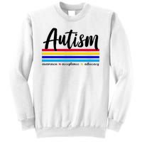 Autism Awareness Acceptance Advocacy Sweatshirt