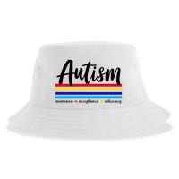 Autism Awareness Acceptance Advocacy Sustainable Bucket Hat