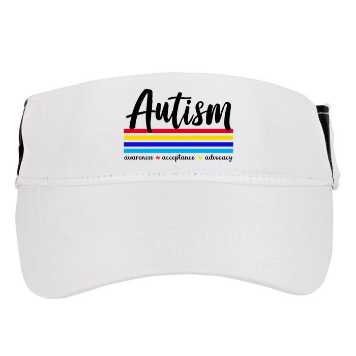 Autism Awareness Acceptance Advocacy Adult Drive Performance Visor