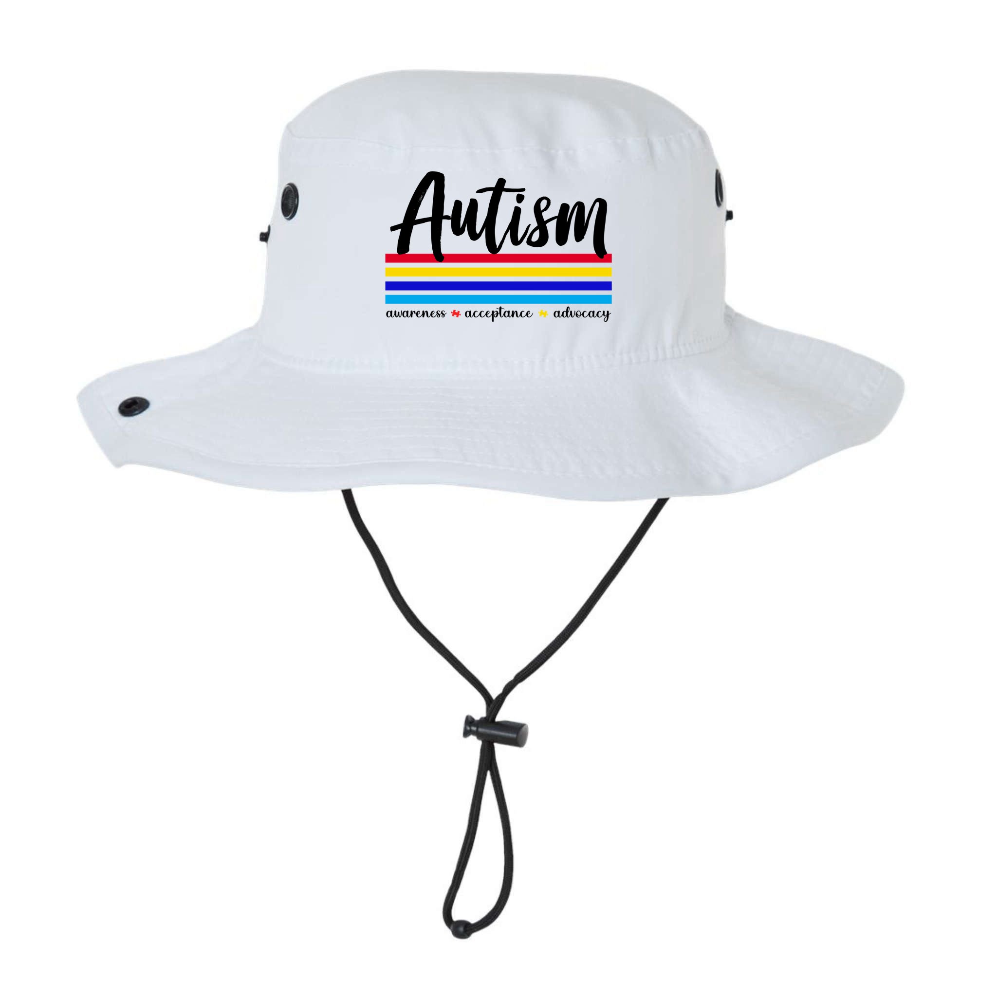 Autism Awareness Acceptance Advocacy Bucket Hat