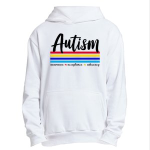 Autism Awareness Acceptance Advocacy Urban Pullover Hoodie