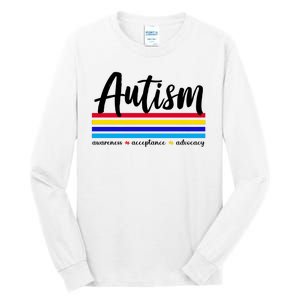 Autism Awareness Acceptance Advocacy Tall Long Sleeve T-Shirt