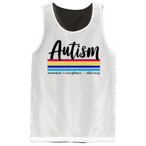 Autism Awareness Acceptance Advocacy Mesh Reversible Basketball Jersey Tank