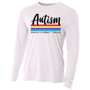 Autism Awareness Acceptance Advocacy Cooling Performance Long Sleeve Crew