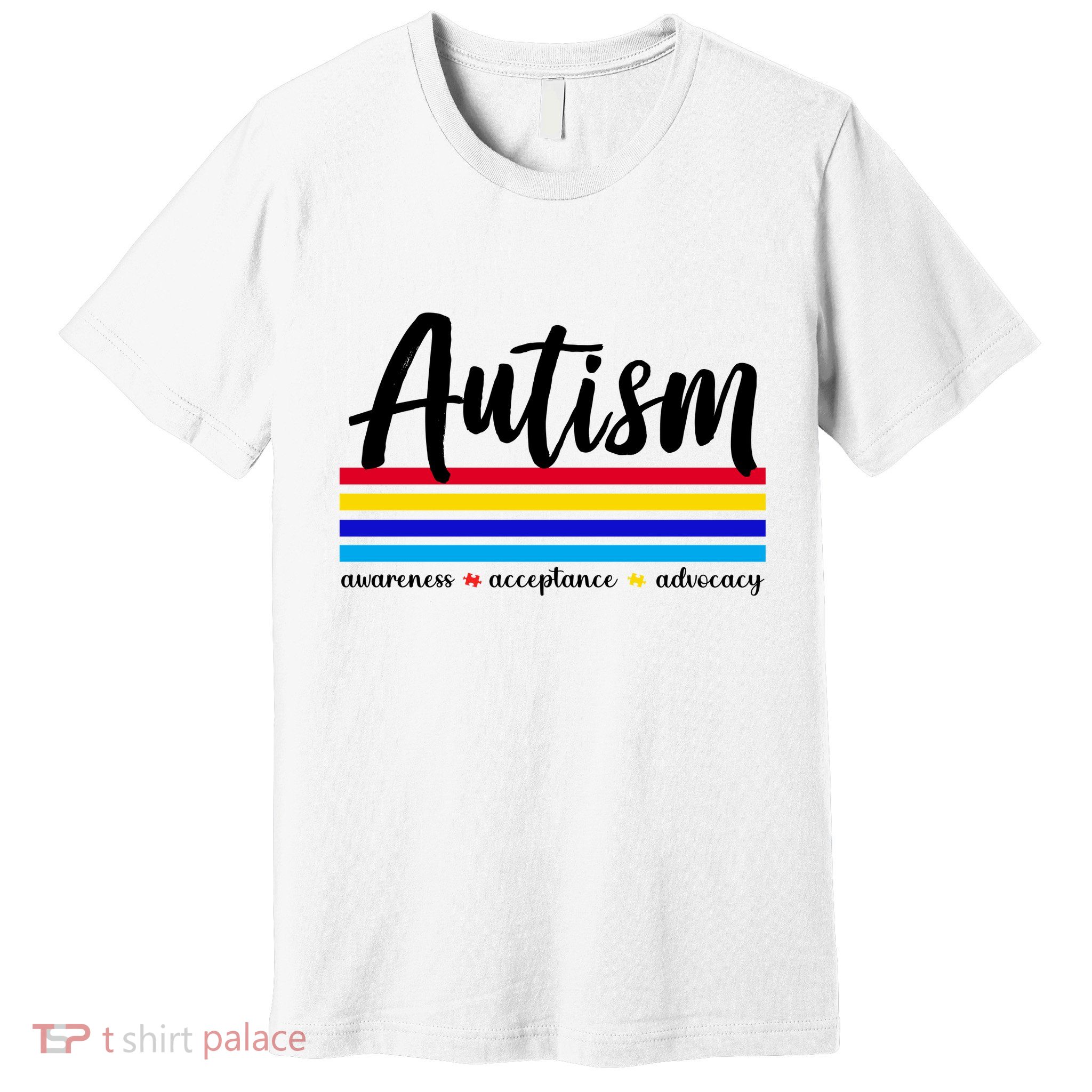 Autism Awareness Acceptance Advocacy Premium T-Shirt