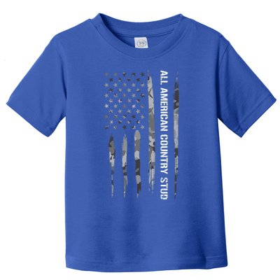 American: All American Country Stud American Flag Gift Toddler T-Shirt