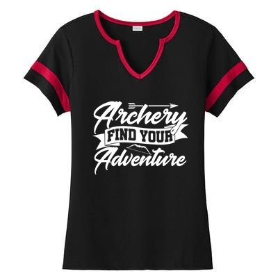 Archery Archer Arrow Bow Hunting Hunting Lover Athletic Great Gift Ladies Halftime Notch Neck Tee